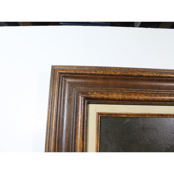 Lot of 2 Vintage 60's Paul Burke Signed Framed Oil Paintings Clown Emmett‎ Kelly - Picture 9 of 16